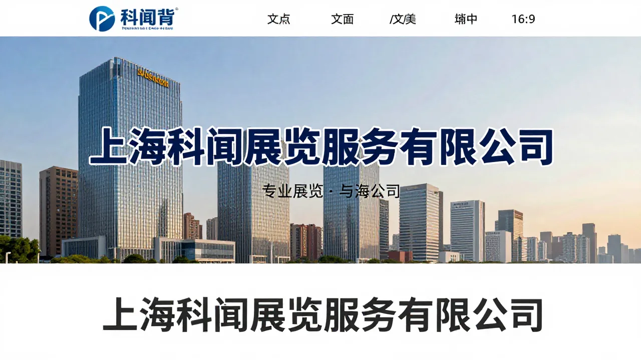 上海科闻展览服务有限公司 首页主视觉